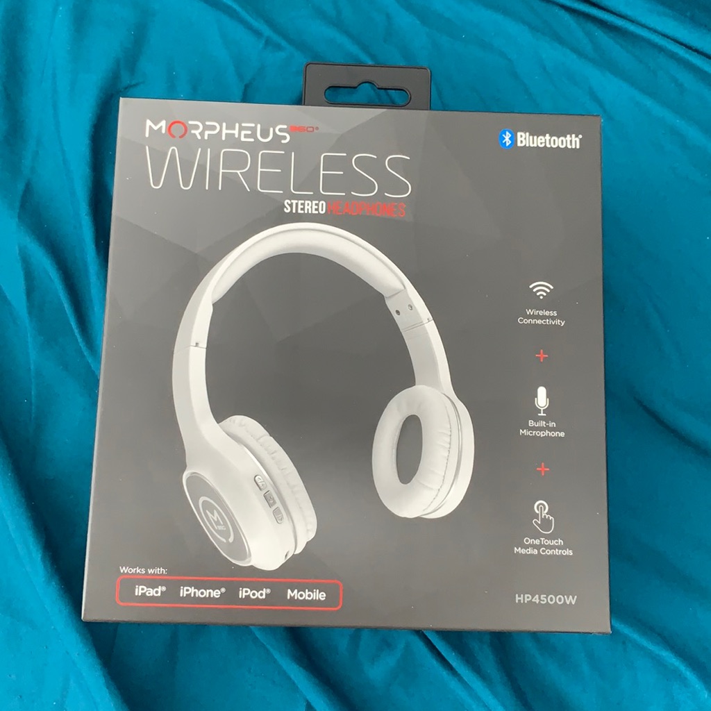 Wireless Stereo Headphones White